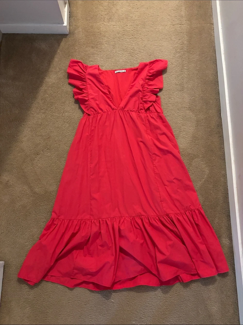 Abercrombie & Fitch Pink V-Neck Dress